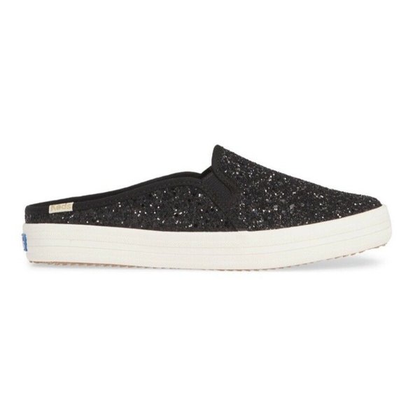 NIB Keds® x Kate Spade Double Decker Glitter Sneaker Mule - Size 5.5 or 6 - Picture 2 of 6